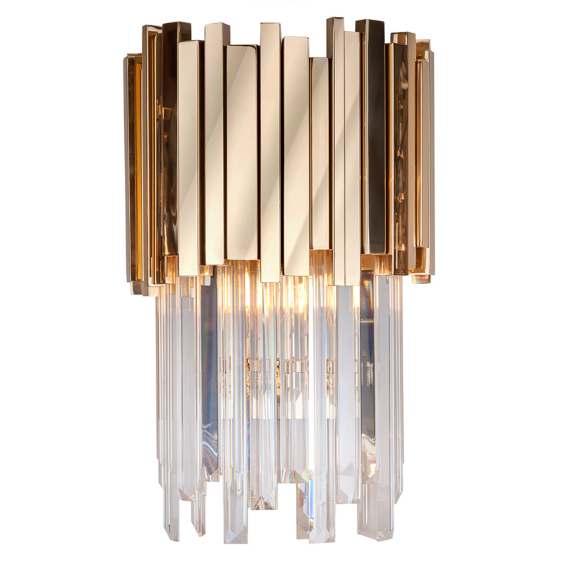 Бра Luxxu Modern Cascade Wall Lamp Gold 40 Золотой Прозрачное Стекло Бра Luxxu Modern Cascade Wall Lamp Gold 40 Золотой Прозрачное Стекло во Владивостоке | Loft Concept