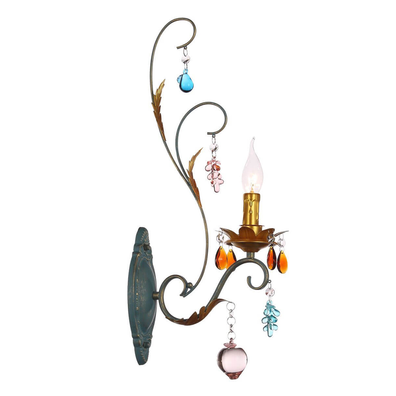 Бра Colored Glass Pendant Sconce Мульти Бра Colored Glass Pendant Sconce Мульти во Владивостоке | Loft Concept