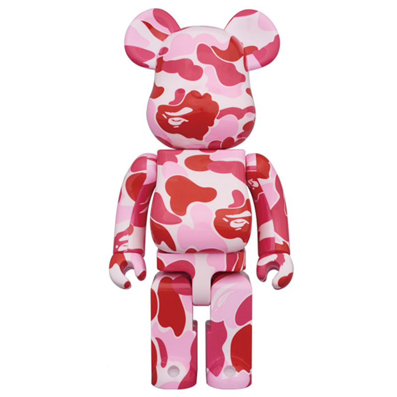 Статуэтка Bearbrick Camouflage Pink Розовый Красный Статуэтка Bearbrick Camouflage Pink Розовый Красный во Владивостоке | Loft Concept