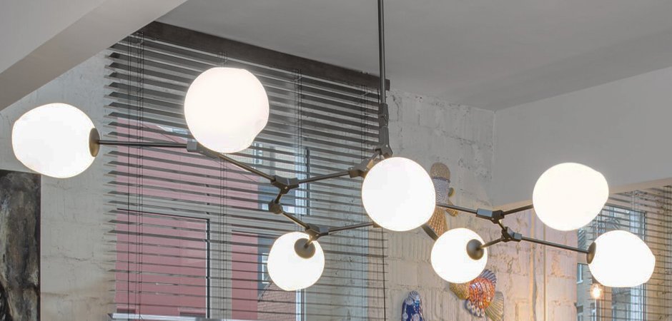 Люстра Сrumpled Bubble White Glass Люстра Сrumpled Bubble White Glass - Loft-Concept во Владивостоке