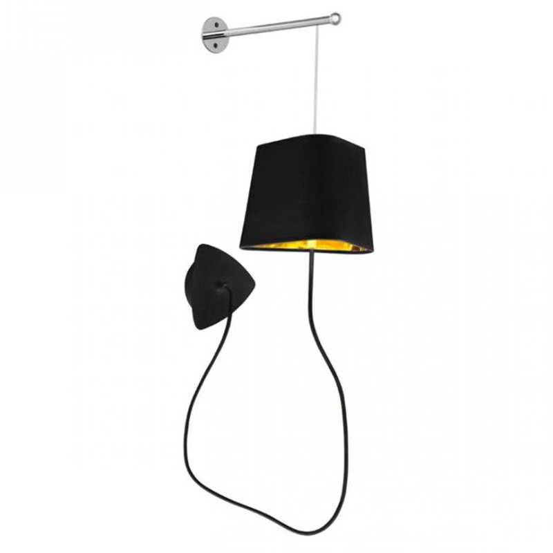 Бра Designheure Lighting Black Wall Lamp Золотой Черный Бра Designheure Lighting Black Wall Lamp Золотой Черный во Владивостоке | Loft Concept