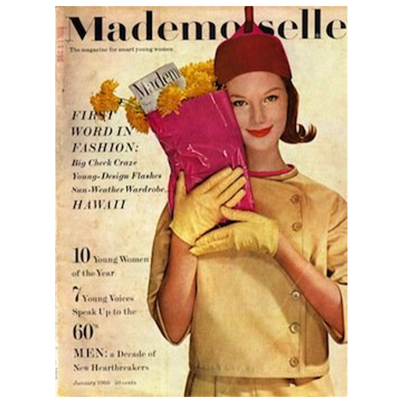 Постер Mademoiselle Cover 1960 January Постер Mademoiselle Cover 1960 January во Владивостоке | Loft Concept
