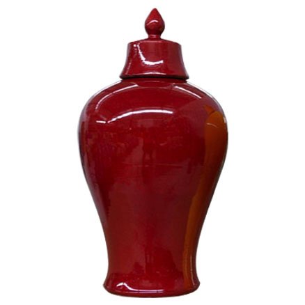 Ваза с крышкой Red Water-glass Красный Ваза с крышкой Red Water-glass Красный во Владивостоке | Loft Concept