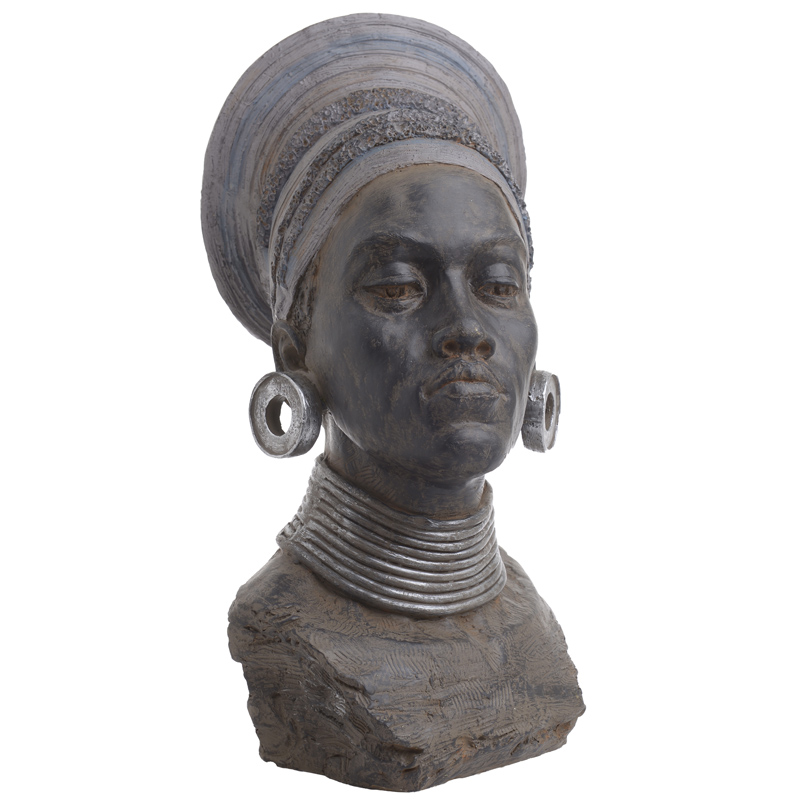 Статуэтка African Woman #2 Бежево-серый Статуэтка African Woman #2 Бежево-серый во Владивостоке | Loft Concept