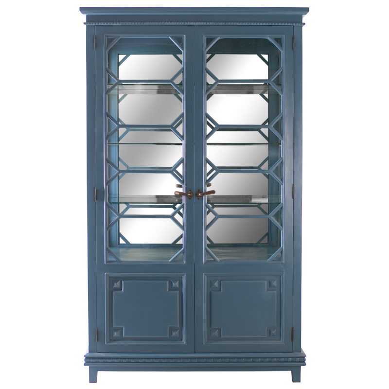 Буфет Ainsley Cabinet Серо-голубой Винтажная латунь Буфет Ainsley Cabinet Серо-голубой Винтажная латунь во Владивостоке | Loft Concept