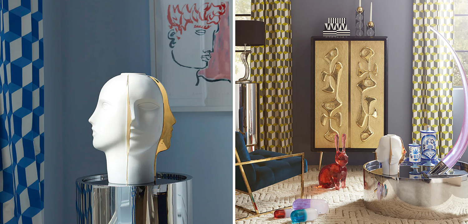 Ваза Jonathan Adler ATLAS SPLIT VASE - фото