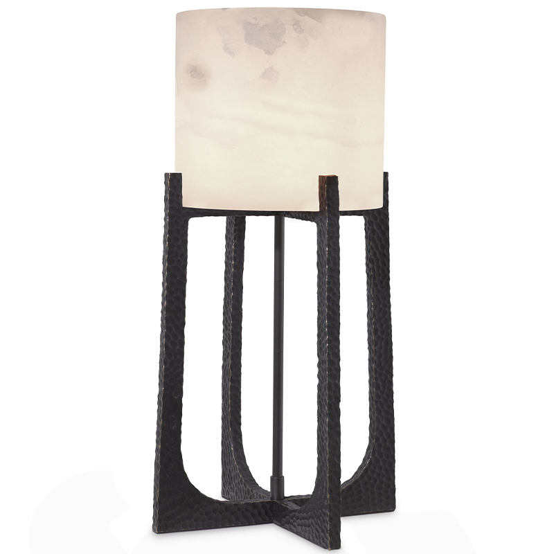 Настольная лампа Eichholtz Table Lamp Frazer S Белый Черный Темная бронза Настольная лампа Eichholtz Table Lamp Frazer S Белый Черный Темная бронза во Владивостоке | Loft Concept