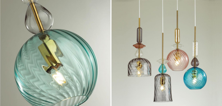 Подвесной Geometry Glass Бирюзовый Подвесной Geometry Glass Бирюзовый - Loft-Concept во Владивостоке