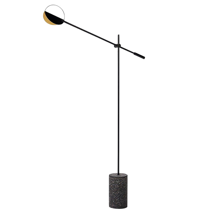 Торшер BOLIA LEAVES PENDANT black Черный Латунь Торшер BOLIA LEAVES PENDANT black Черный Латунь во Владивостоке | Loft Concept