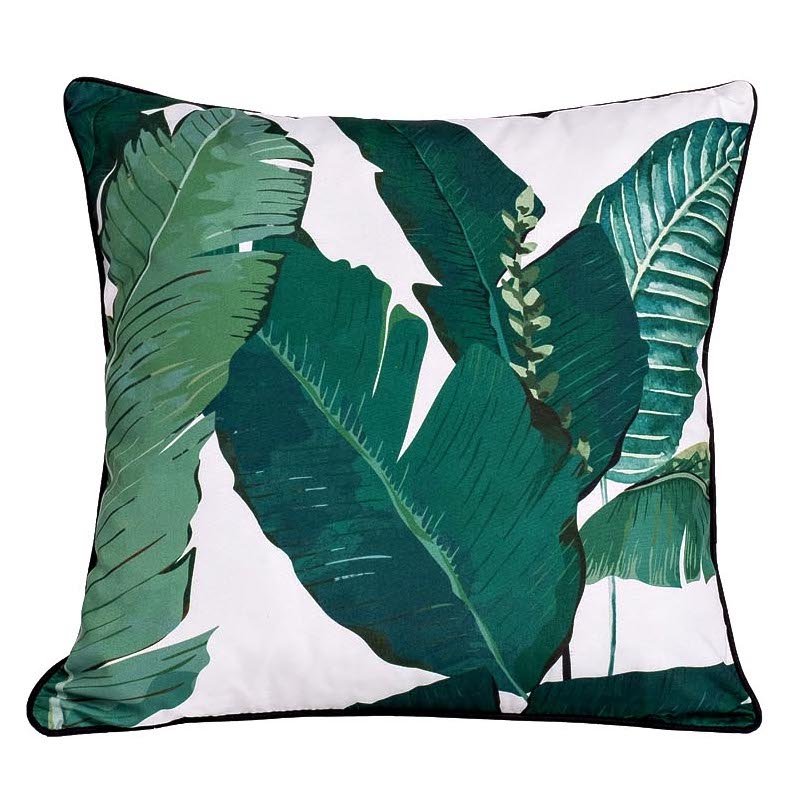 Подушка Tropical Leaves Зеленый Подушка Tropical Leaves Зеленый во Владивостоке | Loft Concept