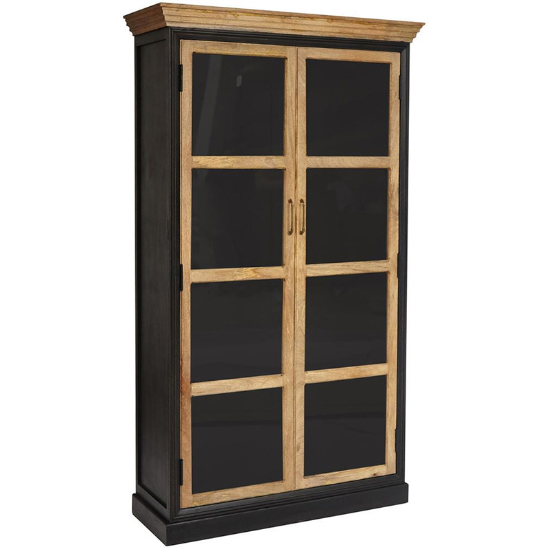 Шкаф книжный Provence Sylvie cupboard Черный Древесина Шкаф книжный Provence Sylvie cupboard Черный Древесина во Владивостоке | Loft Concept