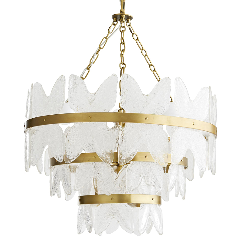 Люстра Arteriors MILLIE CHANDELIER Золотой Прозрачный во Владивостоке | Loft Concept 