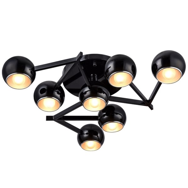 Потолочная люстра Galaxy Chandelier Black Черный Потолочная люстра Galaxy Chandelier Black Черный во Владивостоке | Loft Concept