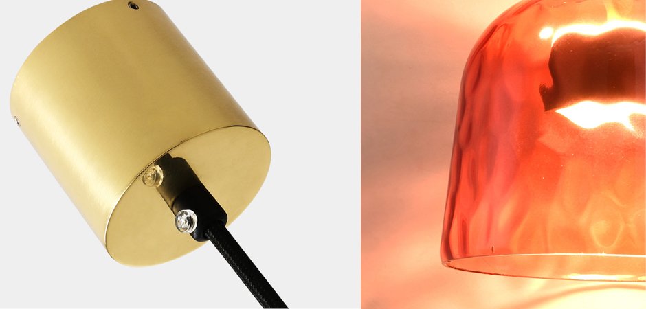 Серия подвесных светильников из цветного стекла CANDY Flauti - фото №1