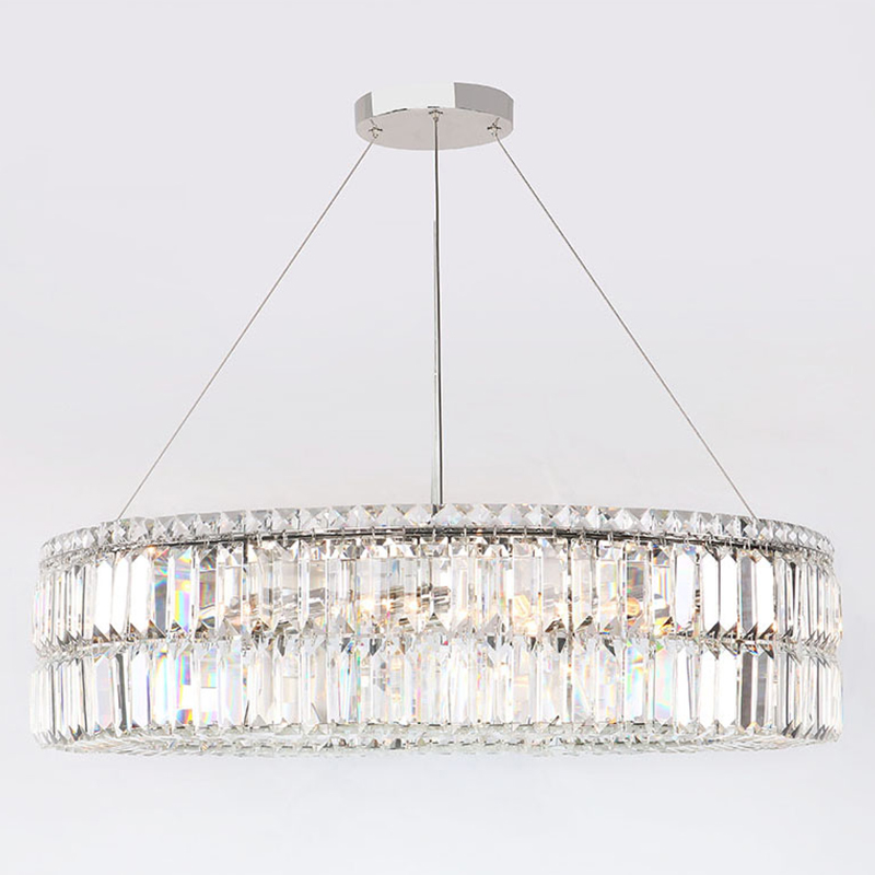 Люстра Darleen Crystal Nickel Chandelier 17 Никель Прозрачный (Transparent) Люстра Darleen Crystal Nickel Chandelier 17 Никель Прозрачный (Transparent) во Владивостоке | Loft Concept