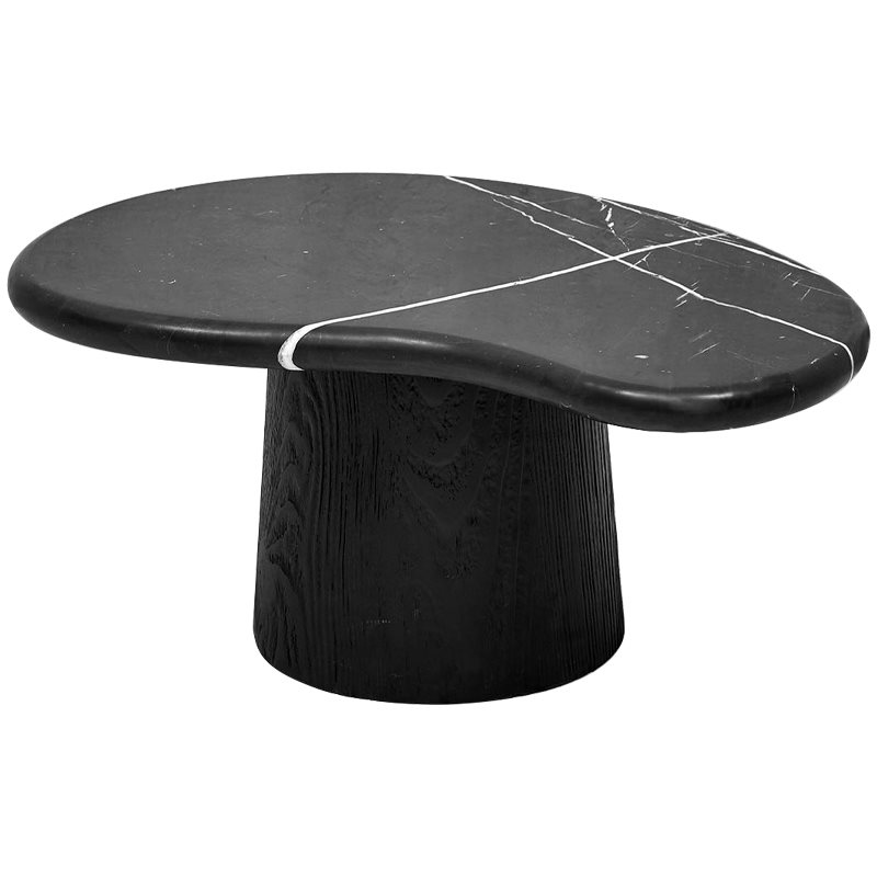 Кофейный стол Geoffroy Coffee Table Черный Мрамор Nero Черный матовый Кофейный стол Geoffroy Coffee Table Черный Мрамор Nero Черный матовый во Владивостоке | Loft Concept