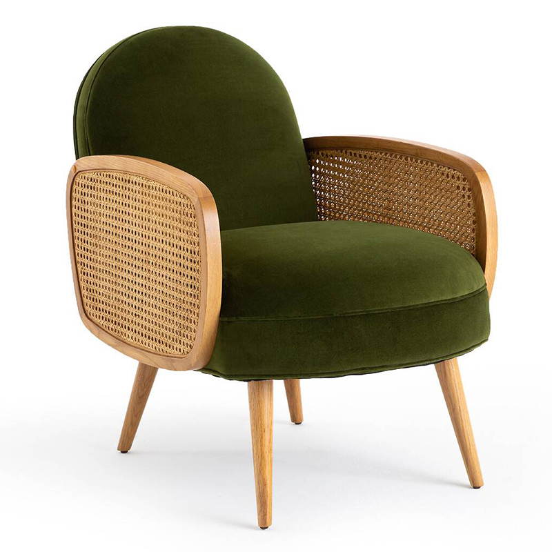 Кресло Morten Wicker Green Armchair Зеленый Кресло Morten Wicker Green Armchair Зеленый во Владивостоке | Loft Concept
