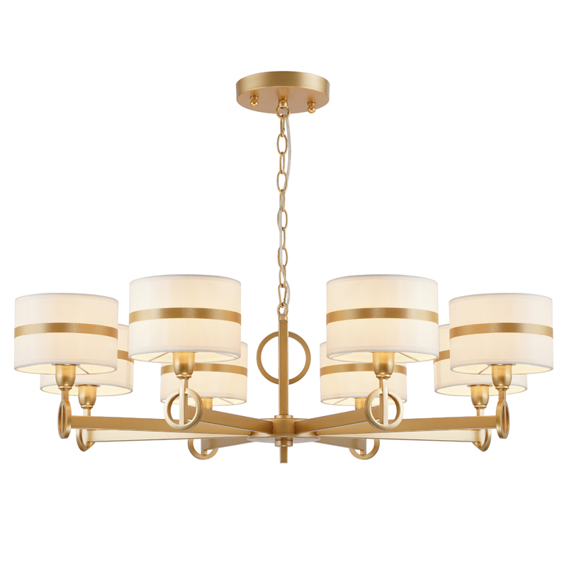 Люстра Guenael Chandelier 90 Золотой Белый Люстра Guenael Chandelier 90 Золотой Белый во Владивостоке | Loft Concept