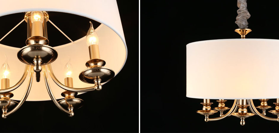 Люстра Jellyfish Gold с Абажуром Люстра Jellyfish Gold с Абажуром - Loft-Concept во Владивостоке