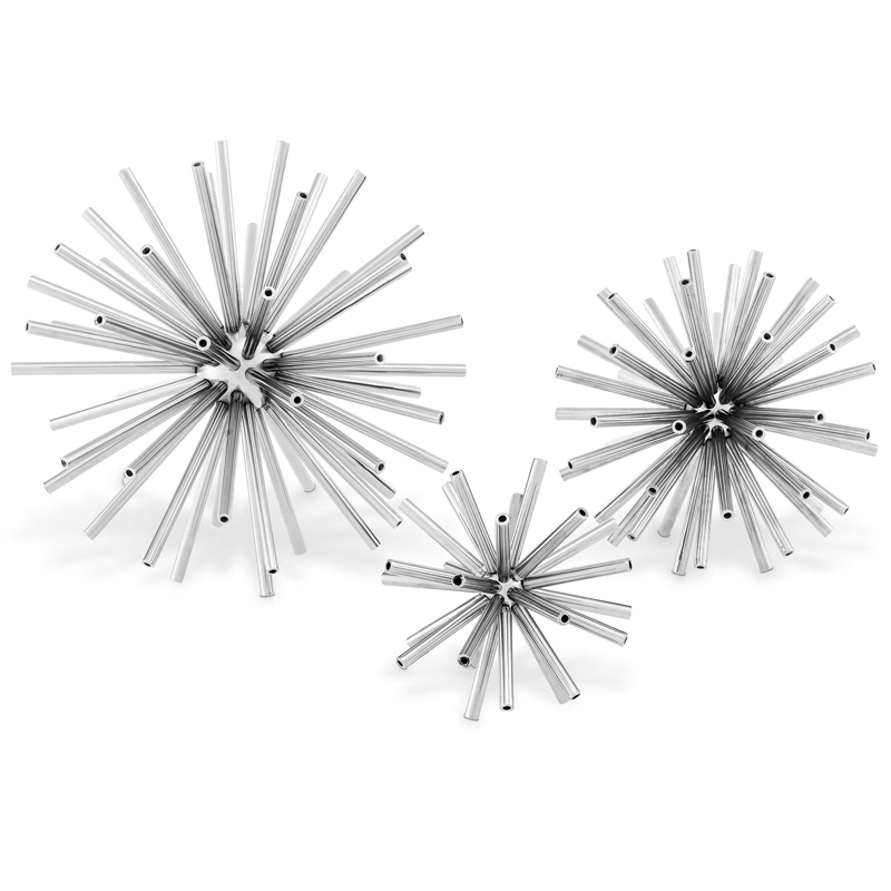 Аксессуары Eichholtz Object Meteor set of 3 Никель Аксессуары Eichholtz Object Meteor set of 3 Никель во Владивостоке | Loft Concept