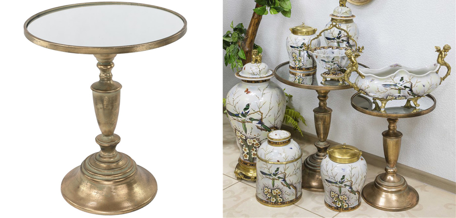 Приставной стол Table Bronze Glass Приставной стол Table Bronze Glass - Loft-Concept во Владивостоке