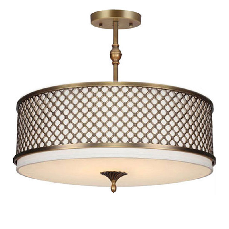 Люстра Kahir Classic Chandelier Латунь Белый Люстра Kahir Classic Chandelier Латунь Белый во Владивостоке | Loft Concept