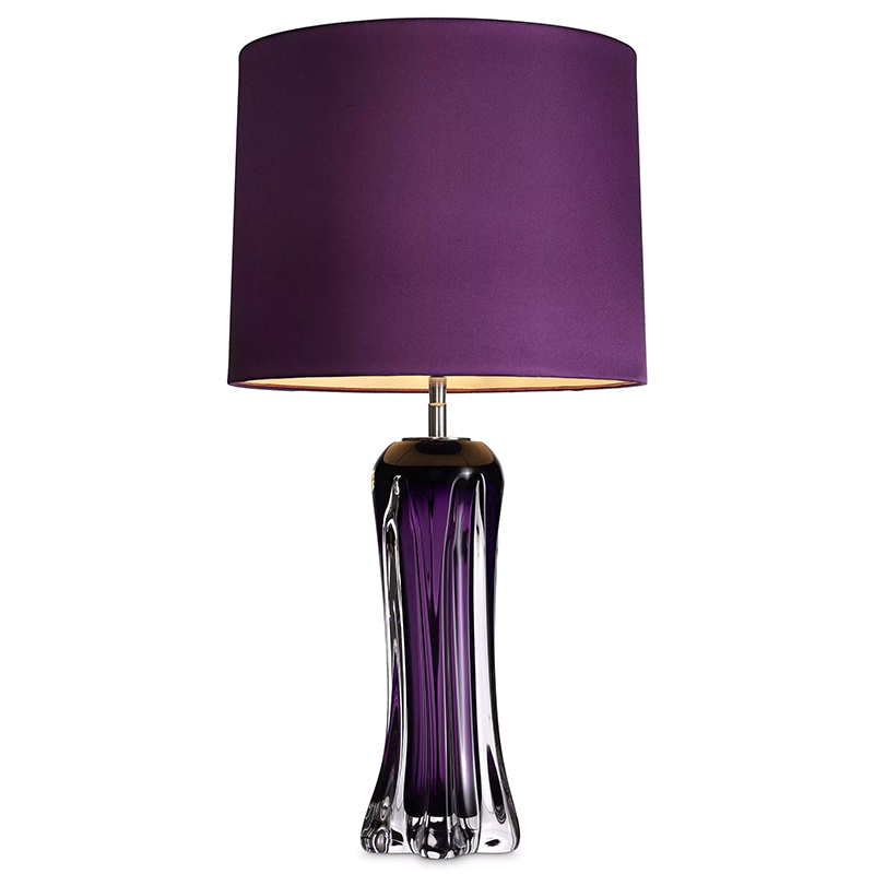 Настольная лампа Eichholtz Table Lamp Castillo Фиолетовый Прозрачный фиолетовый Прозрачное Стекло Настольная лампа Eichholtz Table Lamp Castillo Фиолетовый Прозрачный фиолетовый Прозрачное Стекло во Владивостоке | Loft Concept