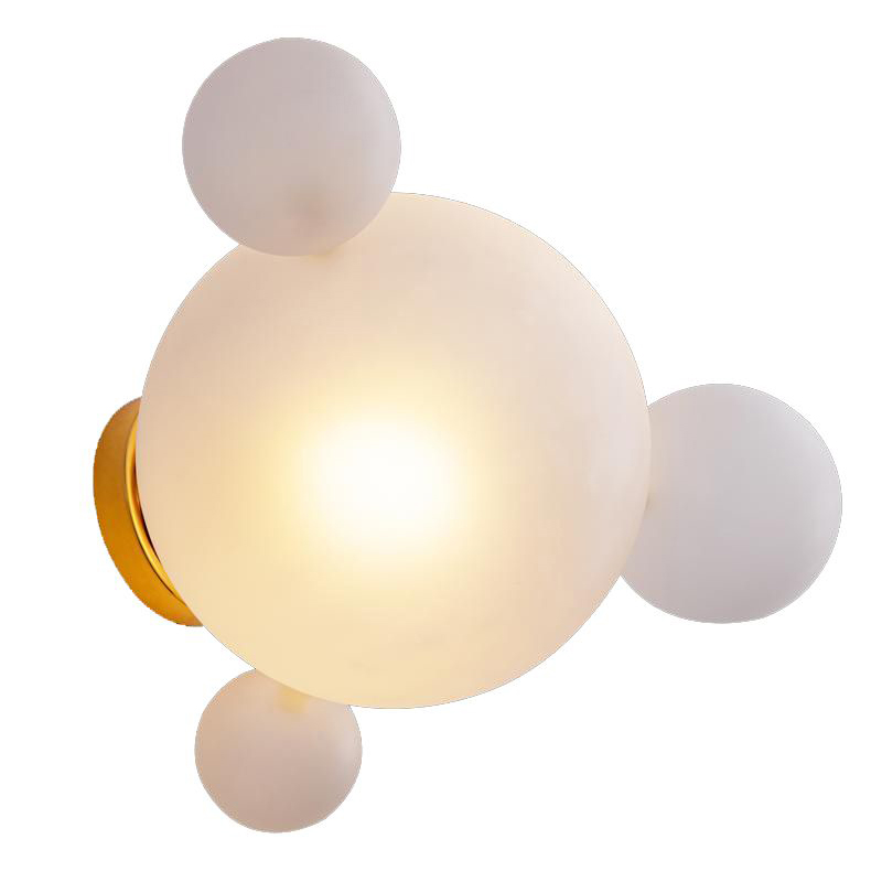 Бра Giopato & Coombes Bolle Wall 04 Bubbles white Белый Золотой Бра Giopato & Coombes Bolle Wall 04 Bubbles white Белый Золотой во Владивостоке | Loft Concept