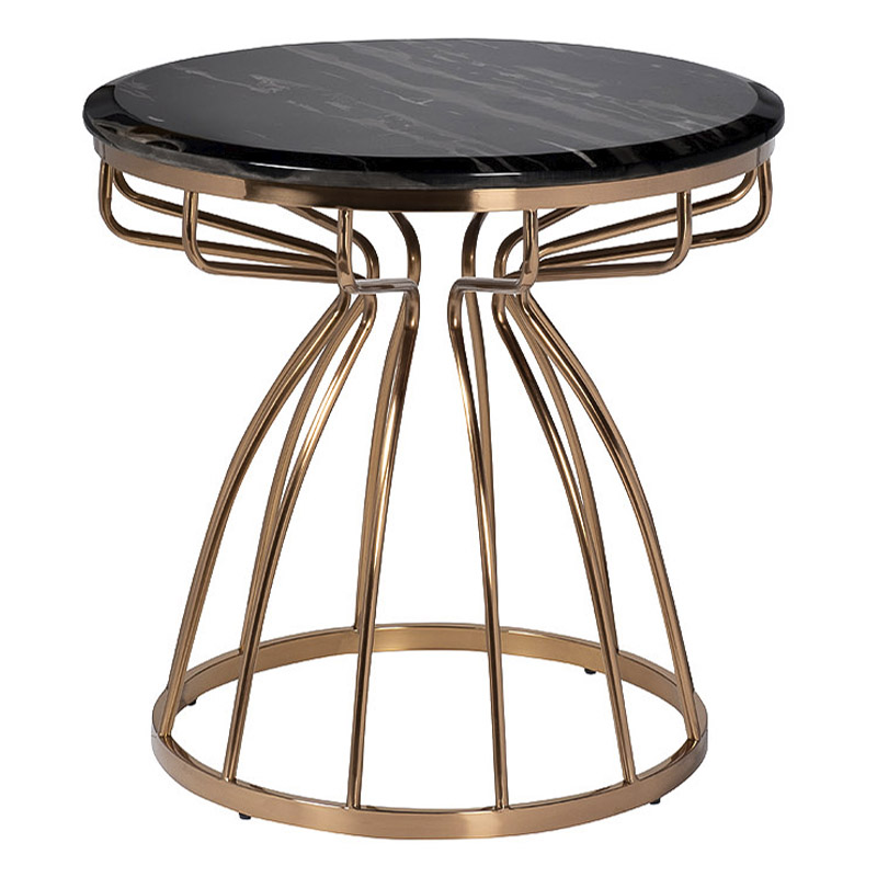 Приставной стол Buster Side Table Золотой Приставной стол Buster Side Table Золотой во Владивостоке | Loft Concept