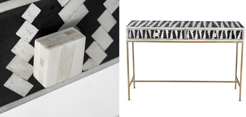 Консоль Mandika Bone Inlay Console Консоль Mandika Bone Inlay Console - Loft-Concept во Владивостоке