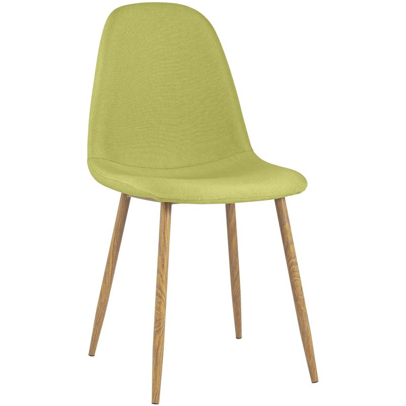 Стул Archie Chair Ткань Рогожка Лайм Лайм Древесина Стул Archie Chair Ткань Рогожка Лайм Лайм Древесина во Владивостоке | Loft Concept
