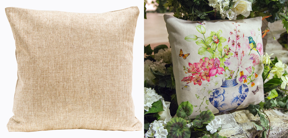 Декоративная подушка Orchids and Iris Pillow Декоративная подушка Orchids and Iris Pillow - Loft-Concept во Владивостоке