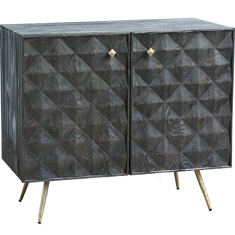 Комод Sideboard Reflect Латунь Черный Комод Sideboard Reflect Латунь Черный во Владивостоке | Loft Concept