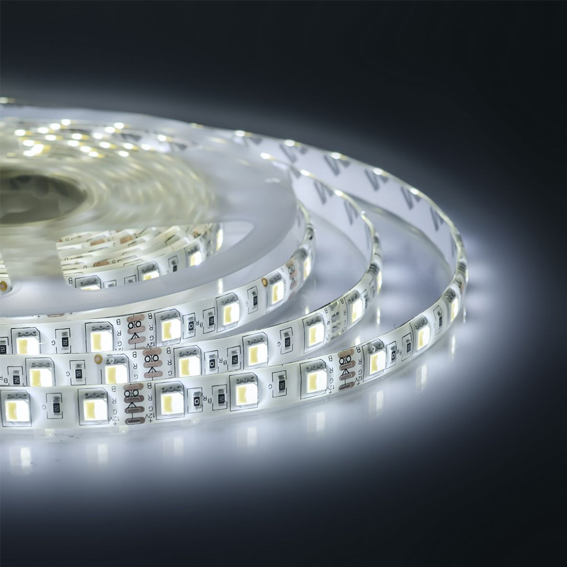 Светодиодная влагозащищенная лента 14,4W/m 60LED/m 5050SMD холодный белый/теплый белый 5M Белый Светодиодная влагозащищенная лента 14,4W/m 60LED/m 5050SMD холодный белый/теплый белый 5M Белый во Владивостоке | Loft Concept