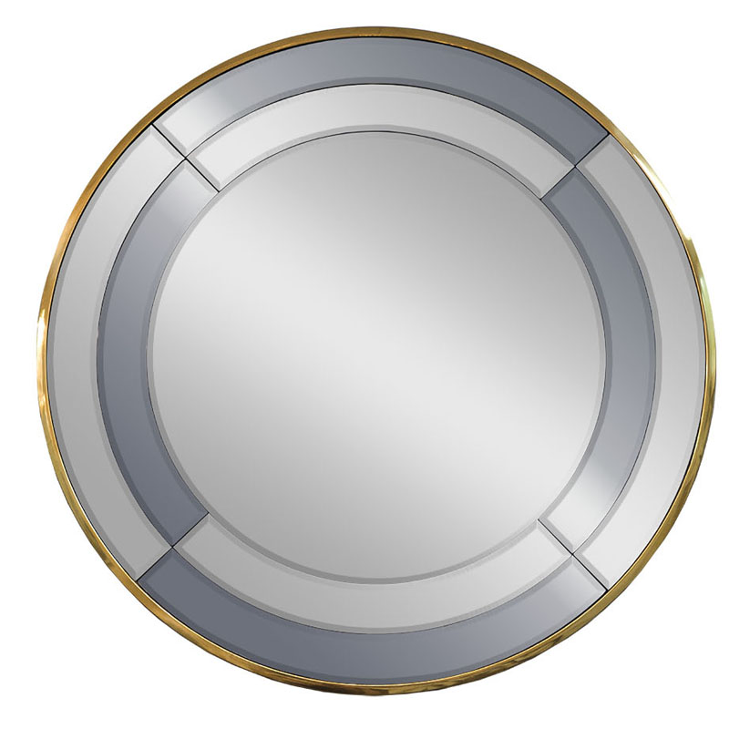Зеркало Mirrored Frame Round Глянцевое золото Зеркало Mirrored Frame Round Глянцевое золото во Владивостоке | Loft Concept