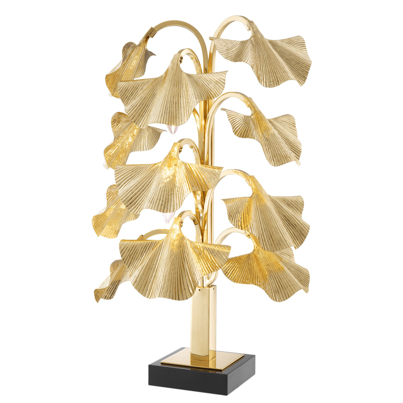 Настольная лампа Eichholtz Table Lamp Donati Латунь Черный Настольная лампа Eichholtz Table Lamp Donati Латунь Черный во Владивостоке | Loft Concept