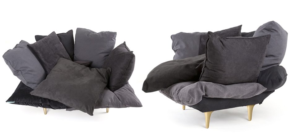 Кресло Seletti Armchair Comfy charcoal grey Кресло Seletti Armchair Comfy charcoal grey - Loft-Concept во Владивостоке