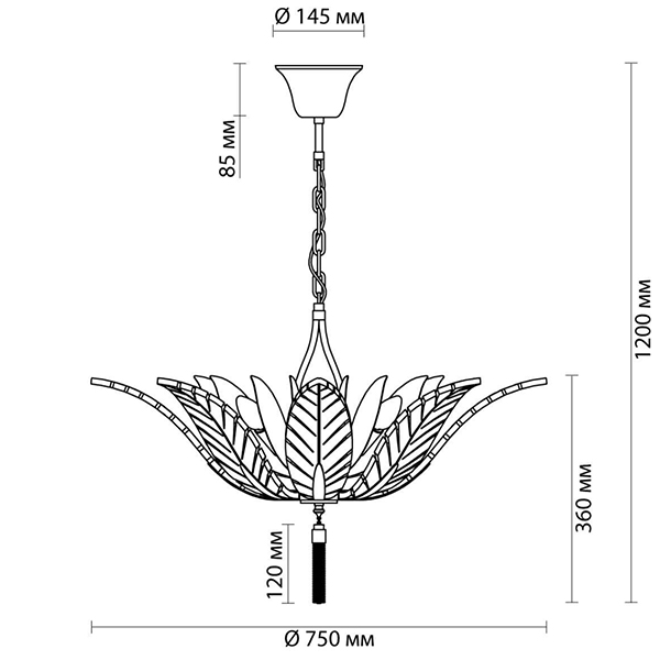 Люстра Glass Petals Chandelier 75 Люстра Glass Petals Chandelier 75 во Владивостоке