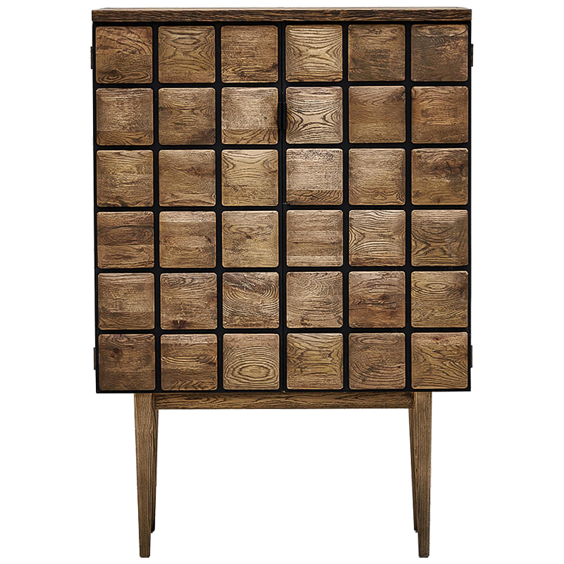 Комод из дуба с 2-мя дверцами Nakain chest of drawers Коричневый Комод из дуба с 2-мя дверцами Nakain chest of drawers Коричневый во Владивостоке | Loft Concept