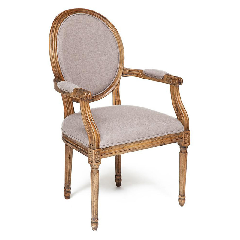 Стул French armchair Provence gray Серый Древесина Стул French armchair Provence gray Серый Древесина во Владивостоке | Loft Concept