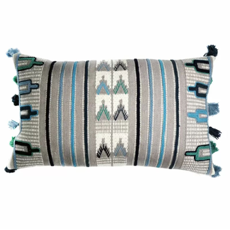 Чехол на подушку Blue Ikat Мульти Чехол на подушку Blue Ikat Мульти во Владивостоке | Loft Concept