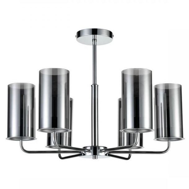 Люстра Honnor Chandelier chrome Хром Серый (Gray) Люстра Honnor Chandelier chrome Хром Серый (Gray) во Владивостоке | Loft Concept