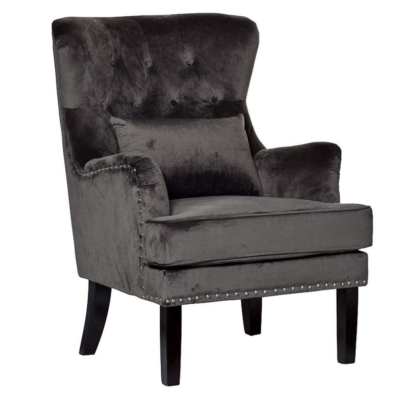 Кресло Stony Brook Chair Gray Серый Кресло Stony Brook Chair Gray Серый во Владивостоке | Loft Concept