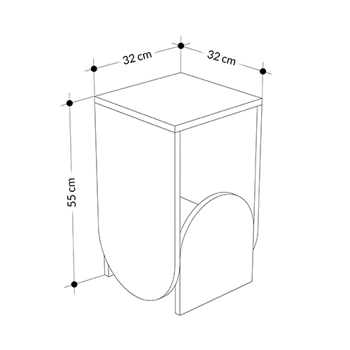 Стол приставной с овальными элементами бело-бежевого цвета NUN SIDE TABLE WHITE LIGHT MOCHA Стол приставной с овальными элементами бело-бежевого цвета NUN SIDE TABLE WHITE LIGHT MOCHA во Владивостоке