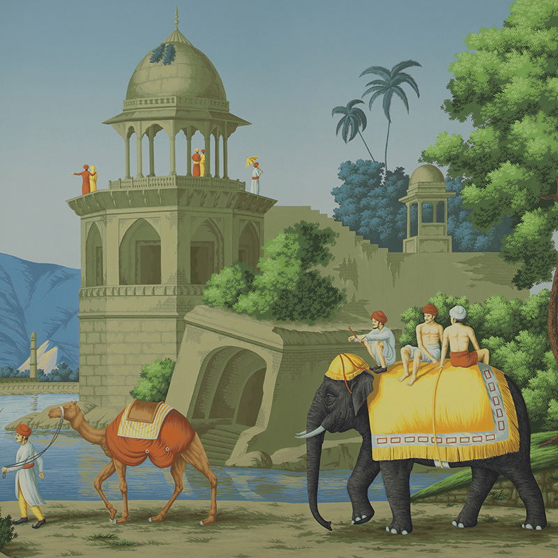 Обои ручная роспись Early Views of India Dufour on scenic paper Обои ручная роспись Early Views of India Dufour on scenic paper во Владивостоке | Loft Concept