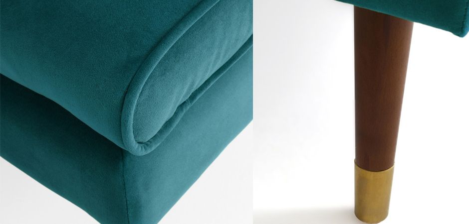 Пуф Classic Furniture сине-зеленый Пуф Classic Furniture сине-зеленый - Loft-Concept во Владивостоке