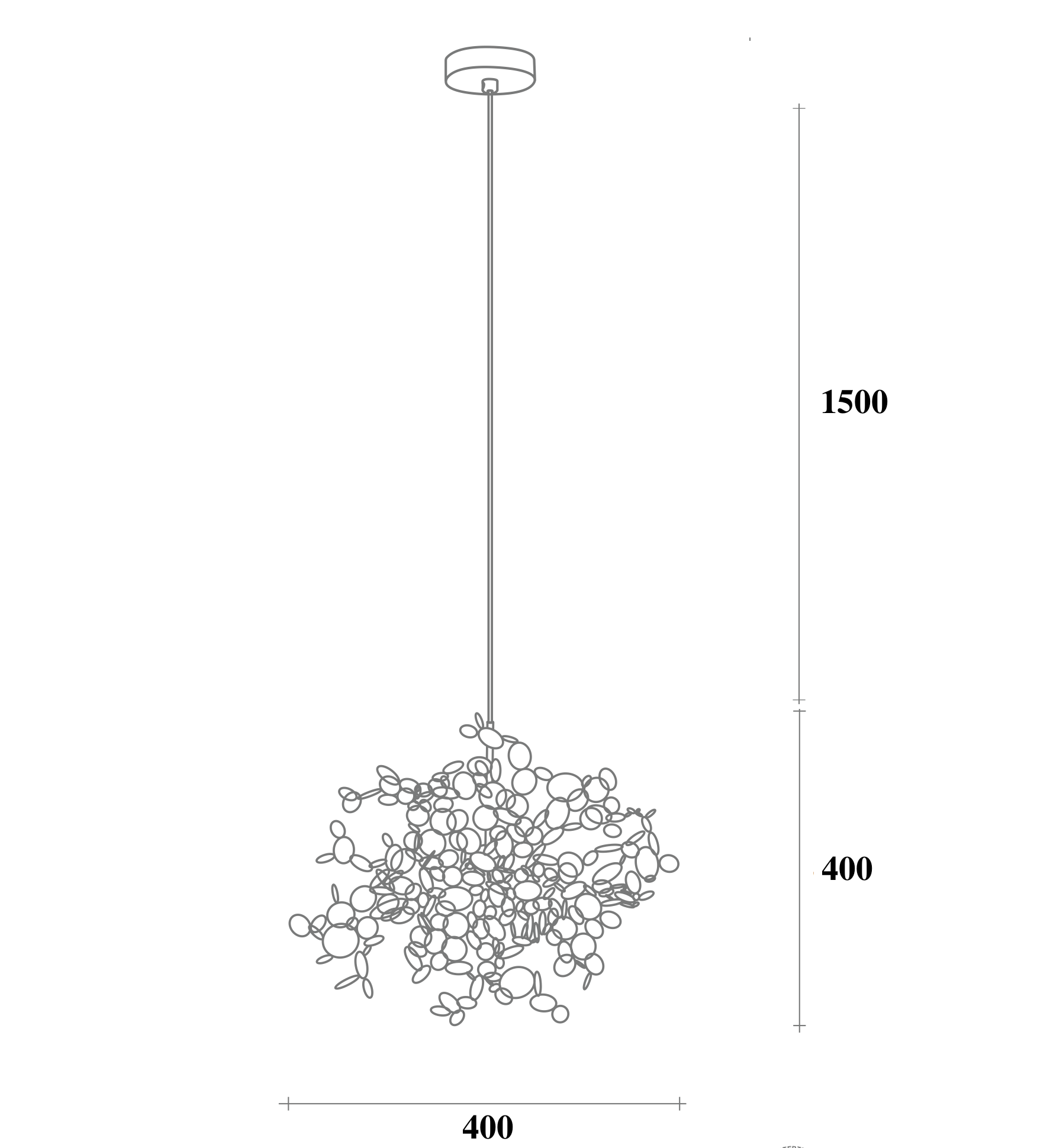Люстра Terzani Argent Suspension Pendant lamp 40 Люстра Terzani Argent Suspension Pendant lamp 40 во Владивостоке