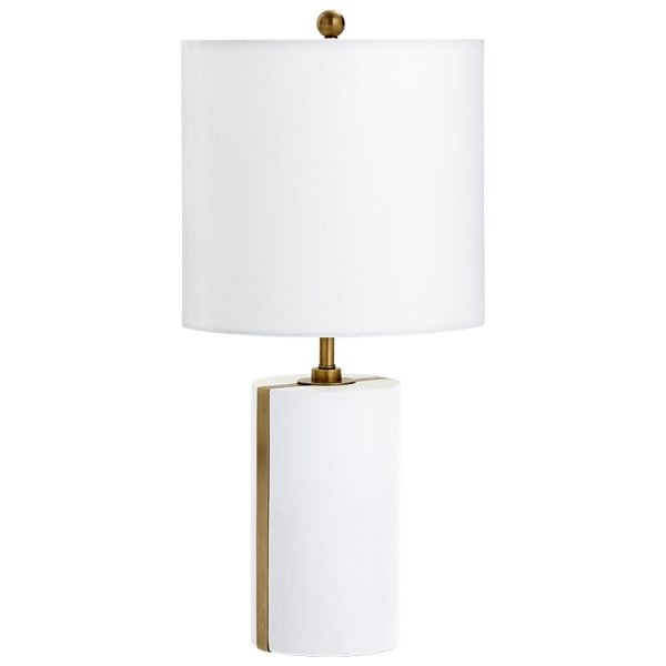 Настольная лампа Cyan Design Cylindro Table Lamp Белый Настольная лампа Cyan Design Cylindro Table Lamp Белый во Владивостоке | Loft Concept