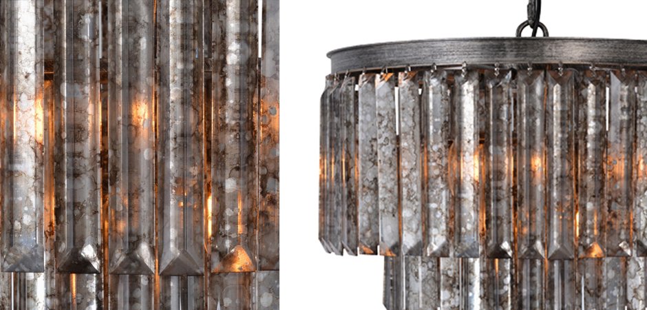 Подвесной светильник ODEON Aged Glass Chandelier Подвесной светильник ODEON Aged Glass Chandelier - Loft-Concept во Владивостоке