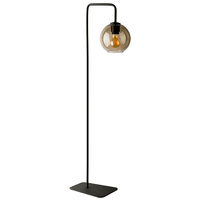 Торшер Franco Floor Lamp Янтарный Черный Торшер Franco Floor Lamp Янтарный Черный во Владивостоке | Loft Concept